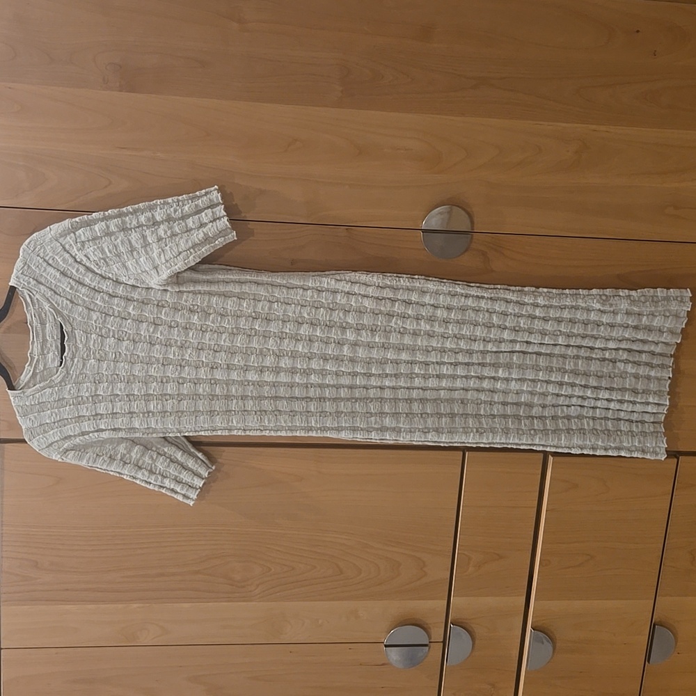 Lauren Manoogian Maxi Tube Cream Knit Sweater Dress, Size 2, GUC, Quiet Lux, NYC